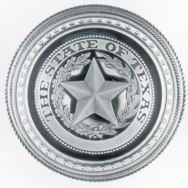 THE STATE OF TEXAS PAPERWEIGHT